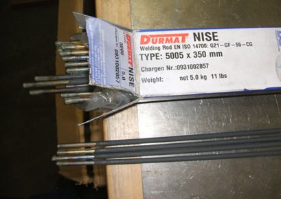 Carbide - titanium electrodes